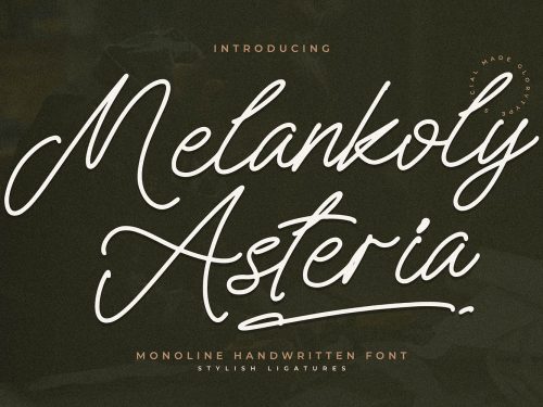 Melankoly Asteria Free Font