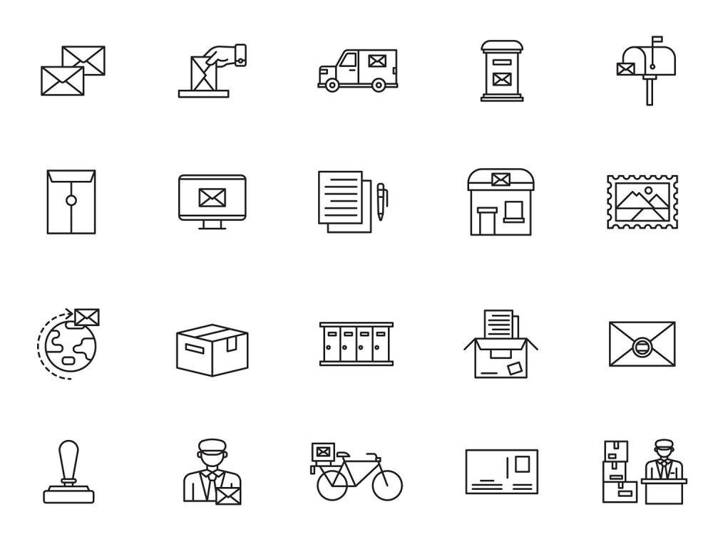 Post Office Icons