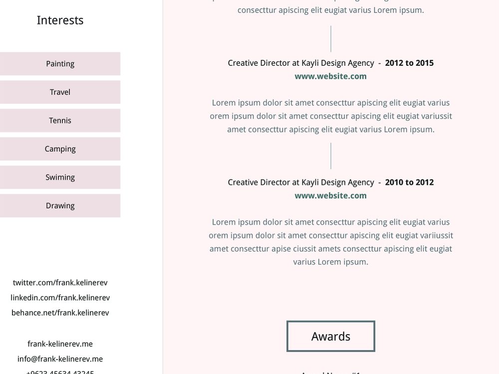 Professional Resume Template
