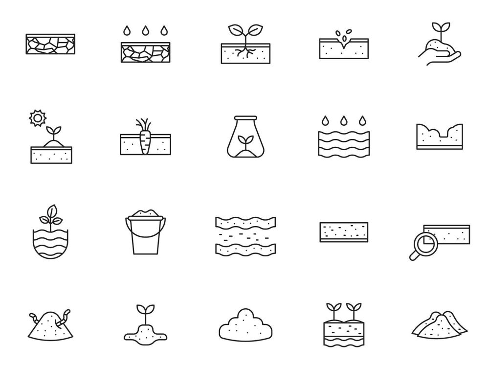 Soil Ground Icons