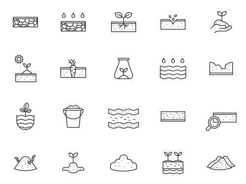 Soil Ground Icons