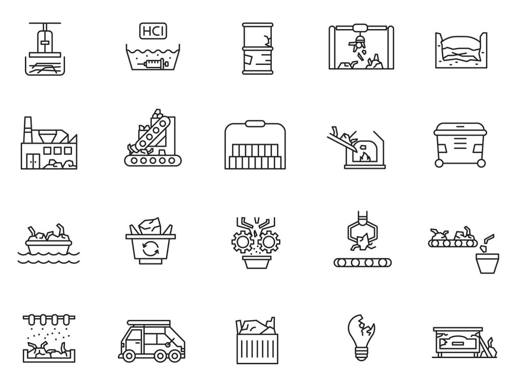 Solid Waste Icons