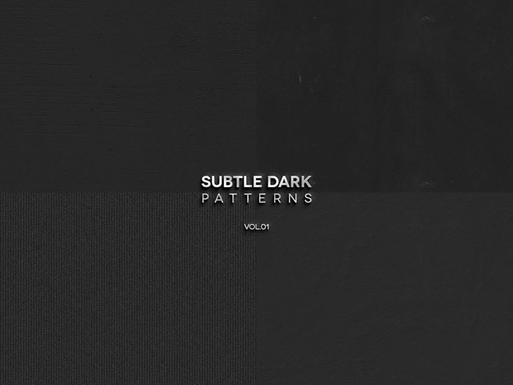 Subtle Dark Free Patterns