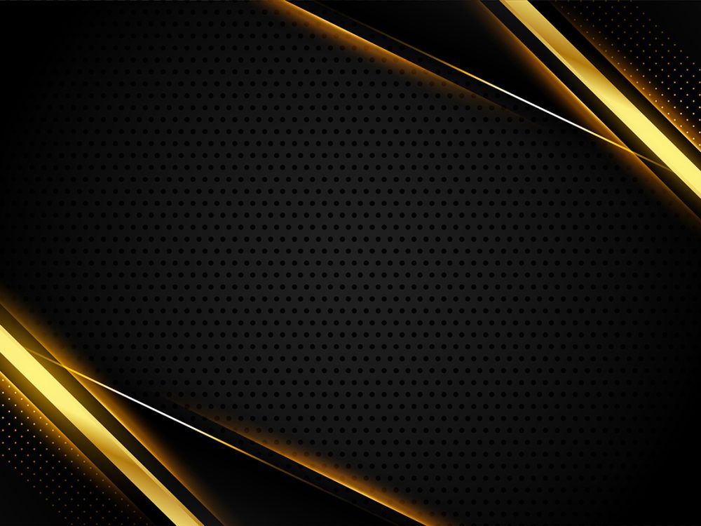 Vector Geometric Style Glowing Golden Line Background