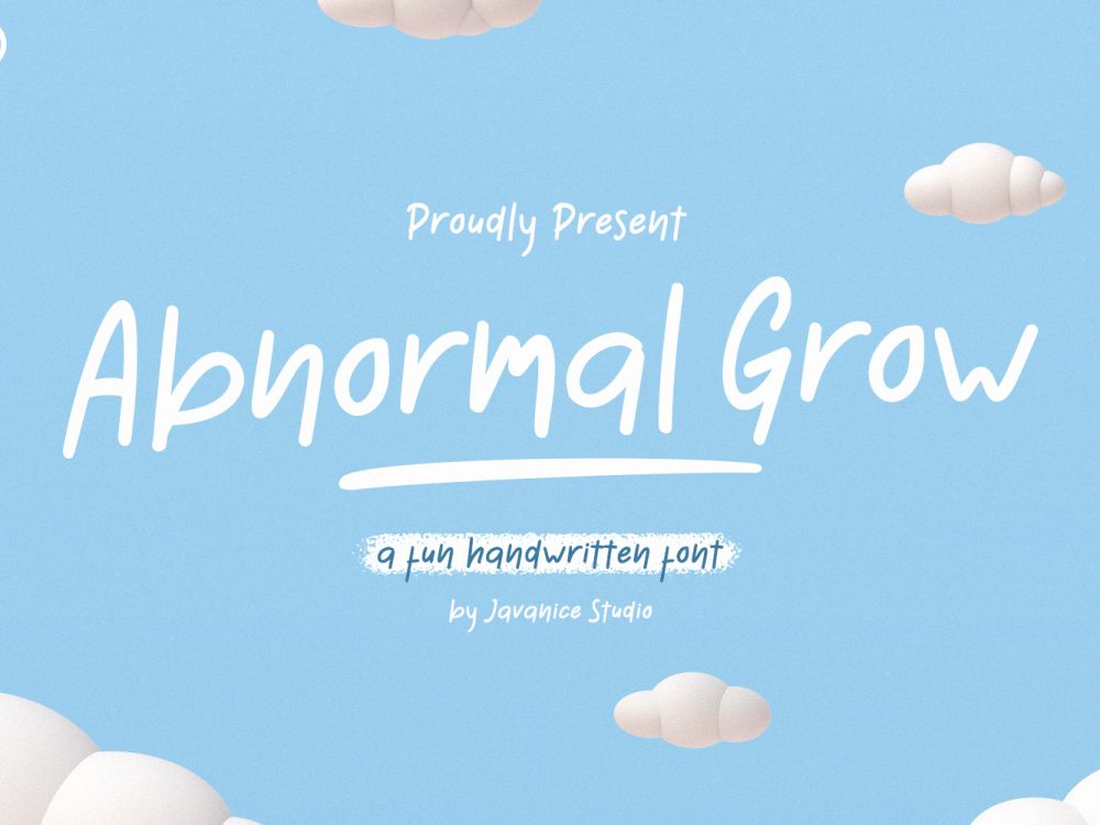 Abnormal Grow Free Font