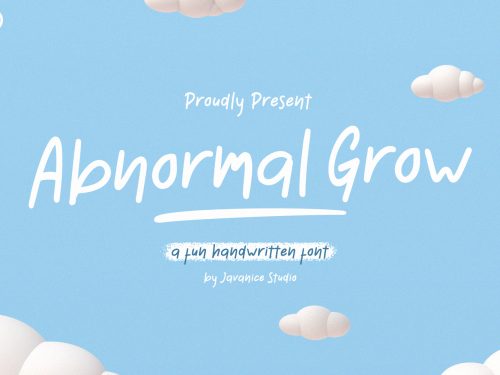 Abnormal Grow Free Font