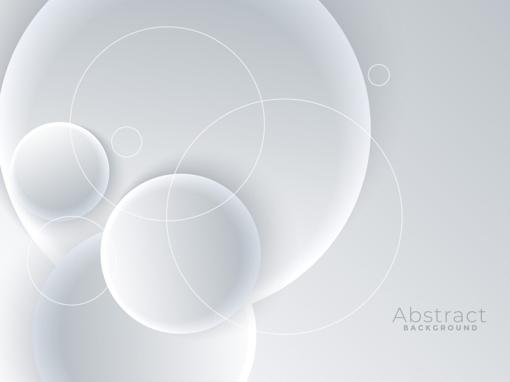 Abstract Round Shape Grey Background