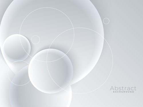 Abstract Round Shape Grey Background