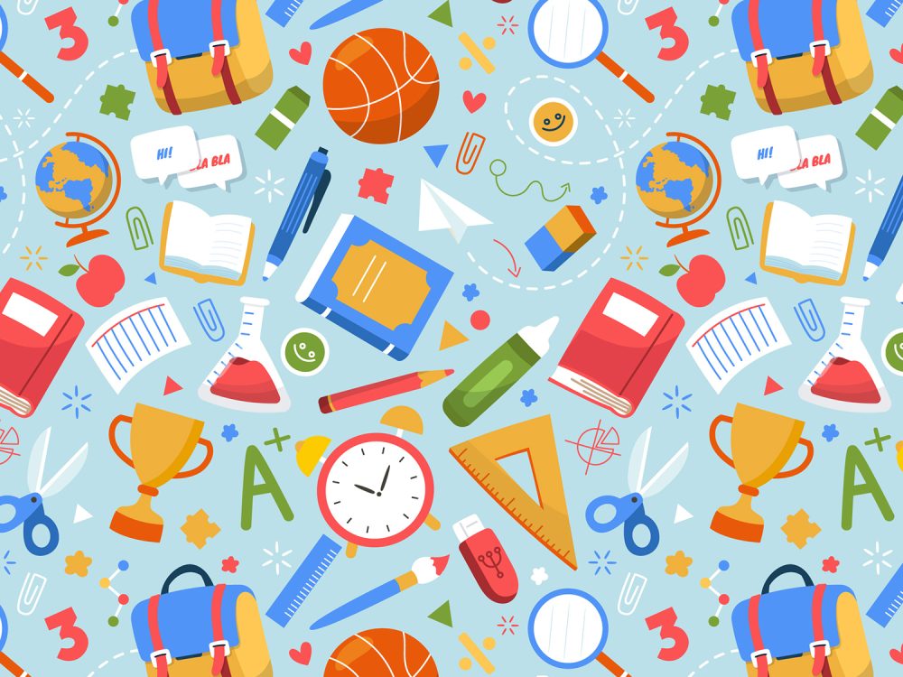 Back to School Season Flat Pattern