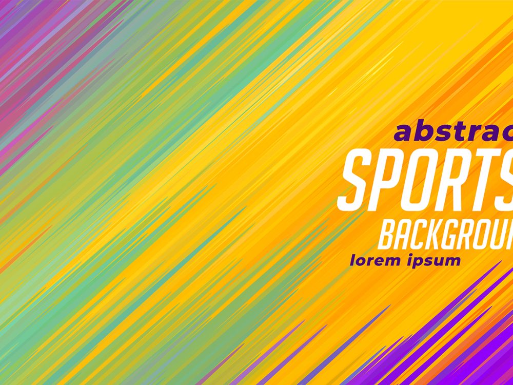 Colorful Sports Lines Background