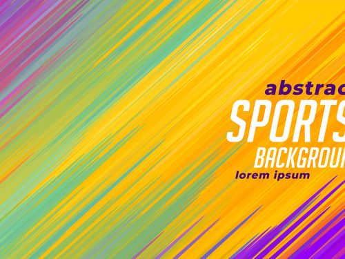 Colorful Sports Lines Background