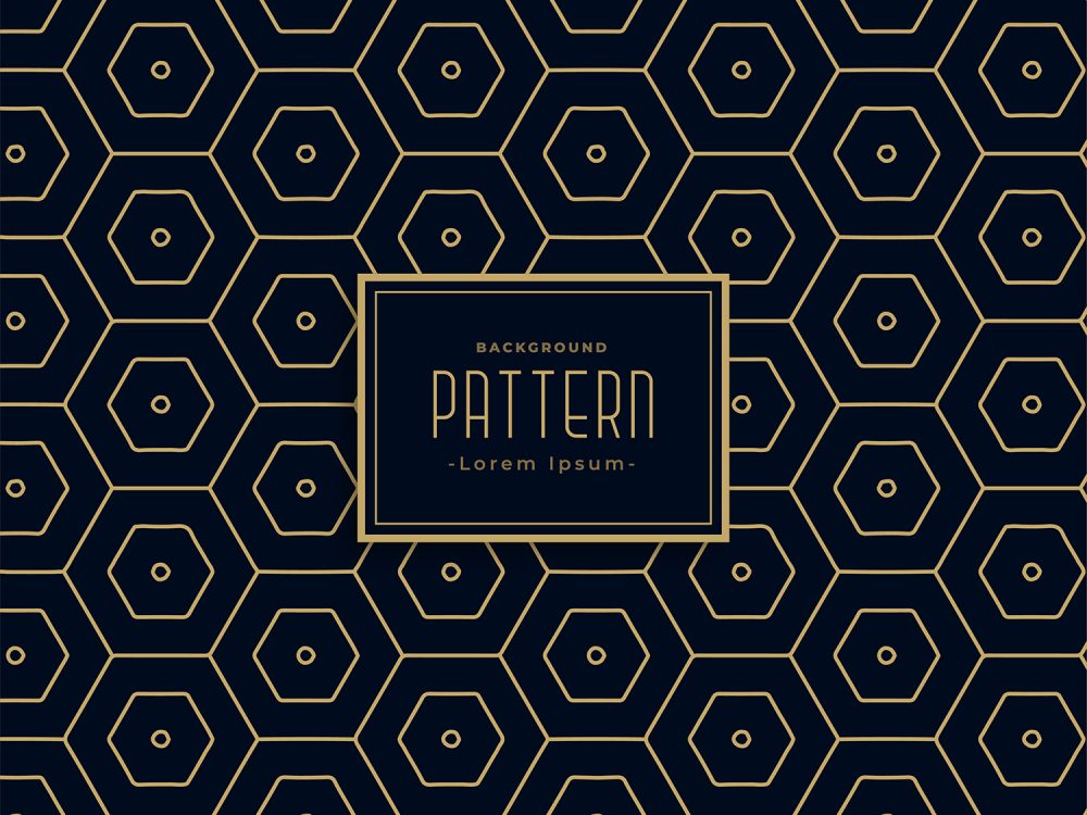 Dark Heaxagonal Pattern