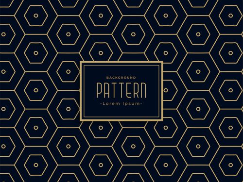 Dark Heaxagonal Pattern