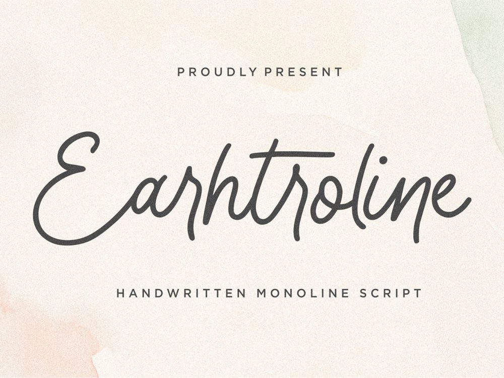 Earhtroline Free Font