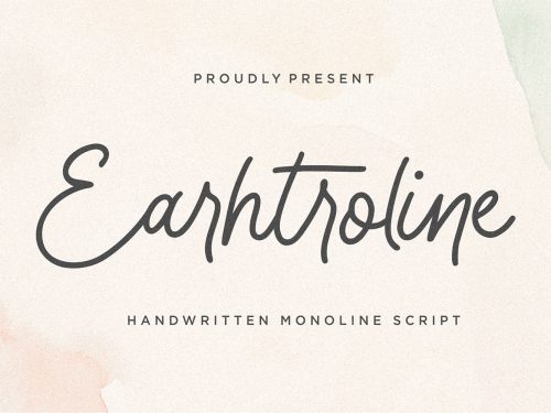 Earhtroline Free Font