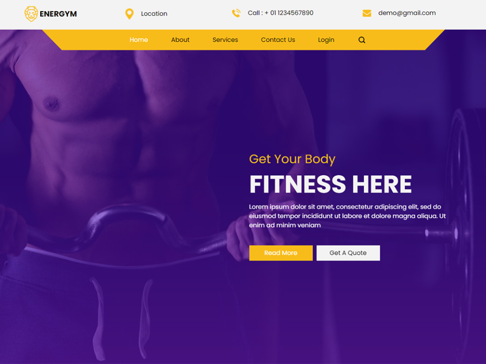 Energum Free CSS Template