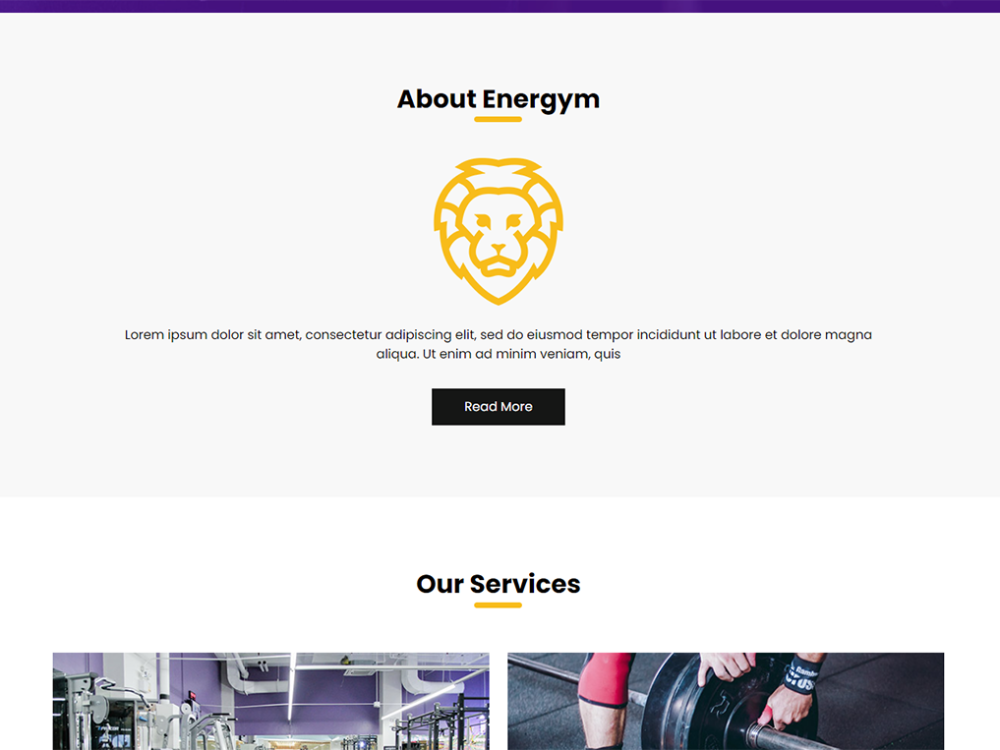 Energum Free CSS Template