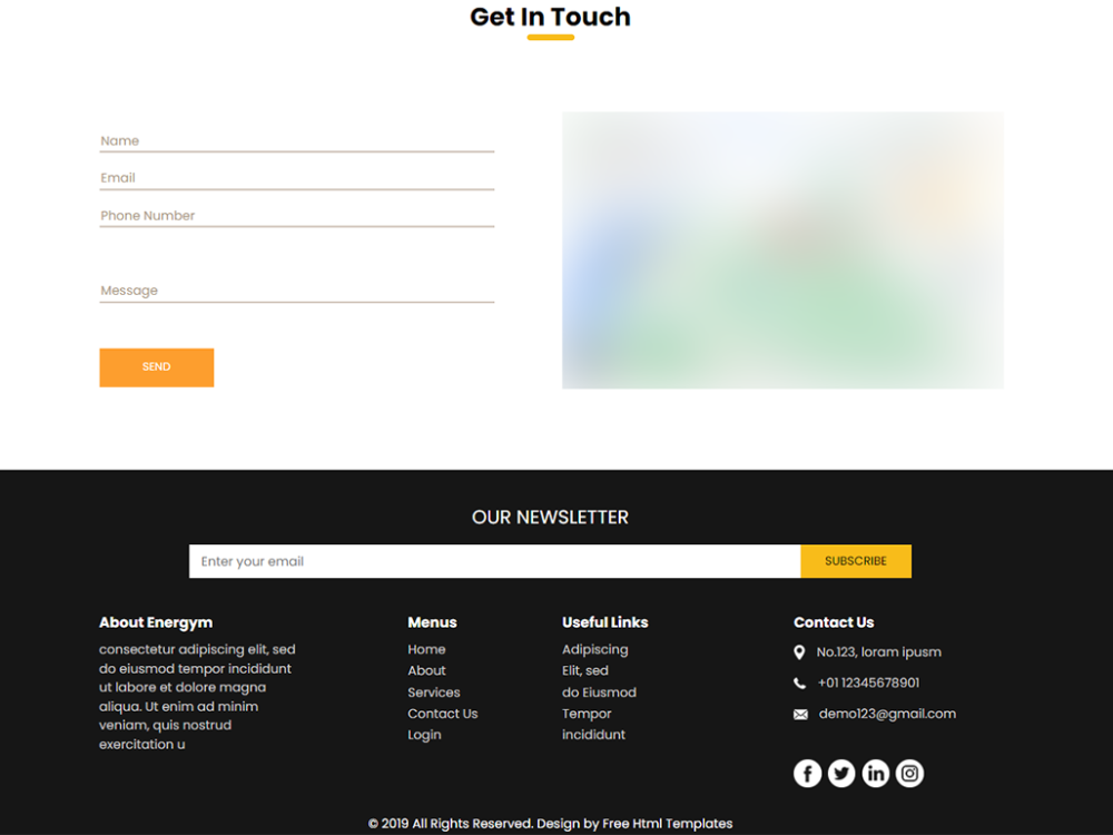 Energum Free CSS Template