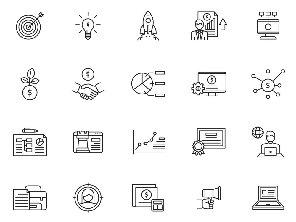 Entrepreneur Vector Icons