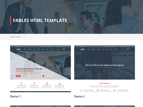 Fables Free CSS Template