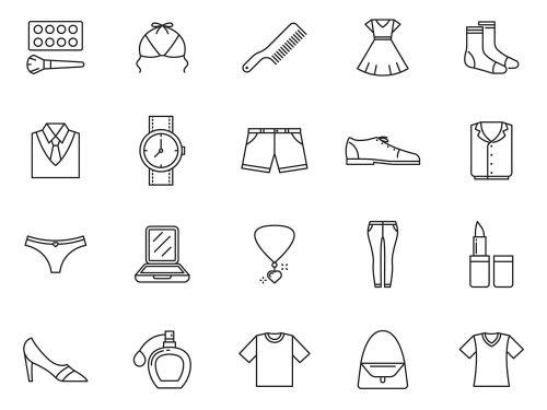 Fashion and Clothes Icons