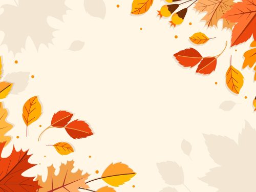 Flat Autumn Background