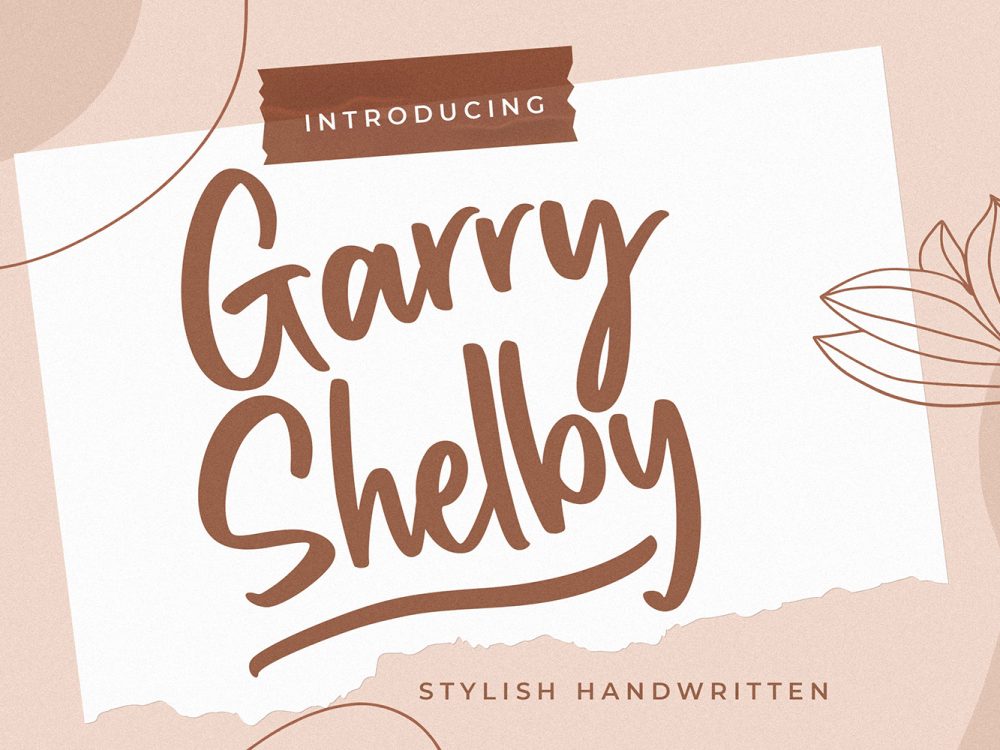 Garry Shelby Free Font