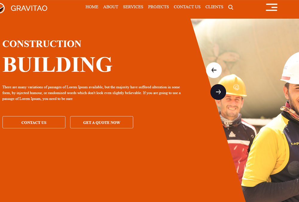 Gravita Free CSS Template