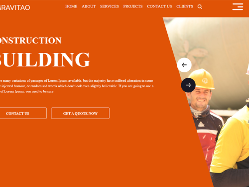 Gravita Free CSS Template