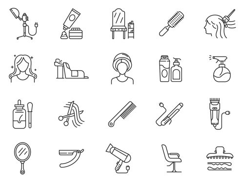 Hair Salon Icons