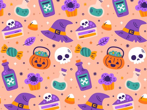 Halloween Season Celebration Flat Pattern