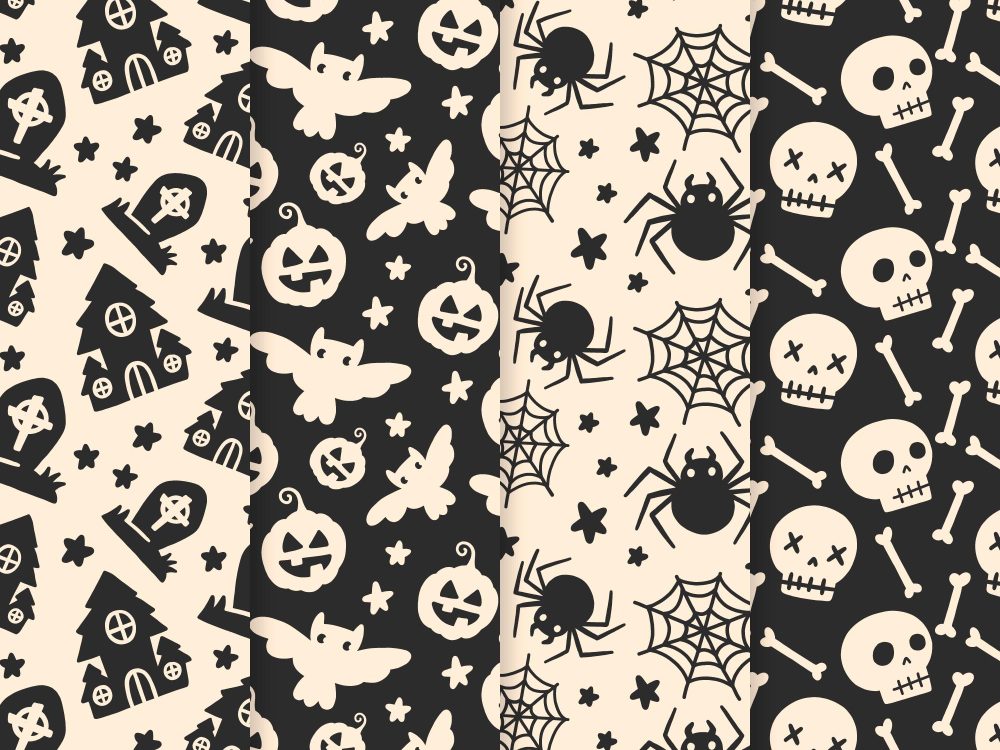 Hand Drawn Halloween Pattern