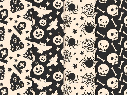 Hand Drawn Halloween Pattern