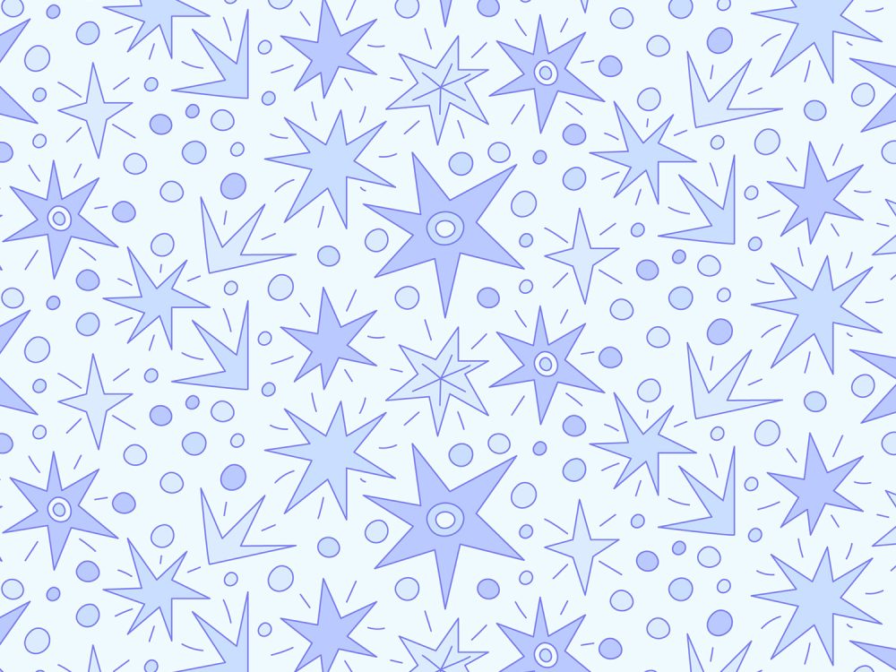 Hand Drawn Star Pattern