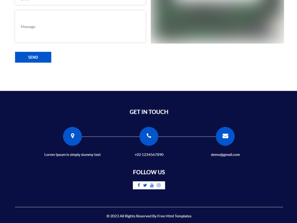 Inance Free CSS Template