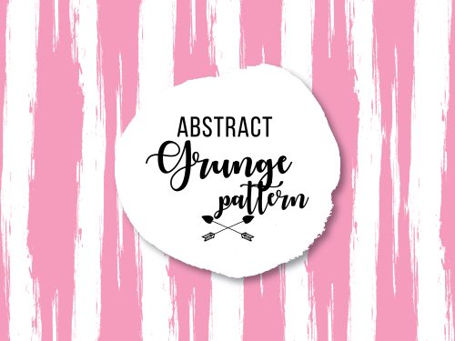 Pink Grunge Pattern on White Background