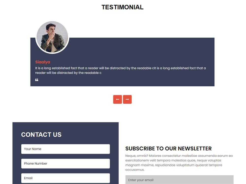Shapel Free CSS Template