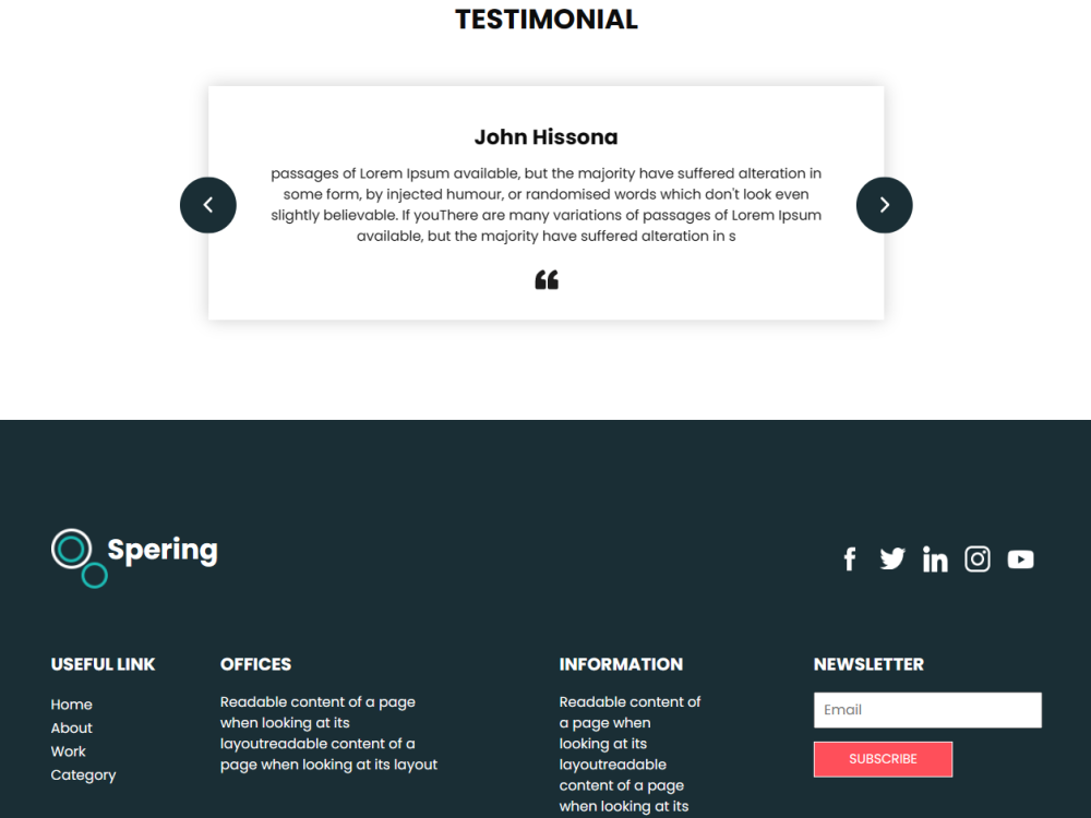 Spering Feww CSS Template