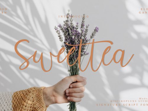 Sweettea Free Font