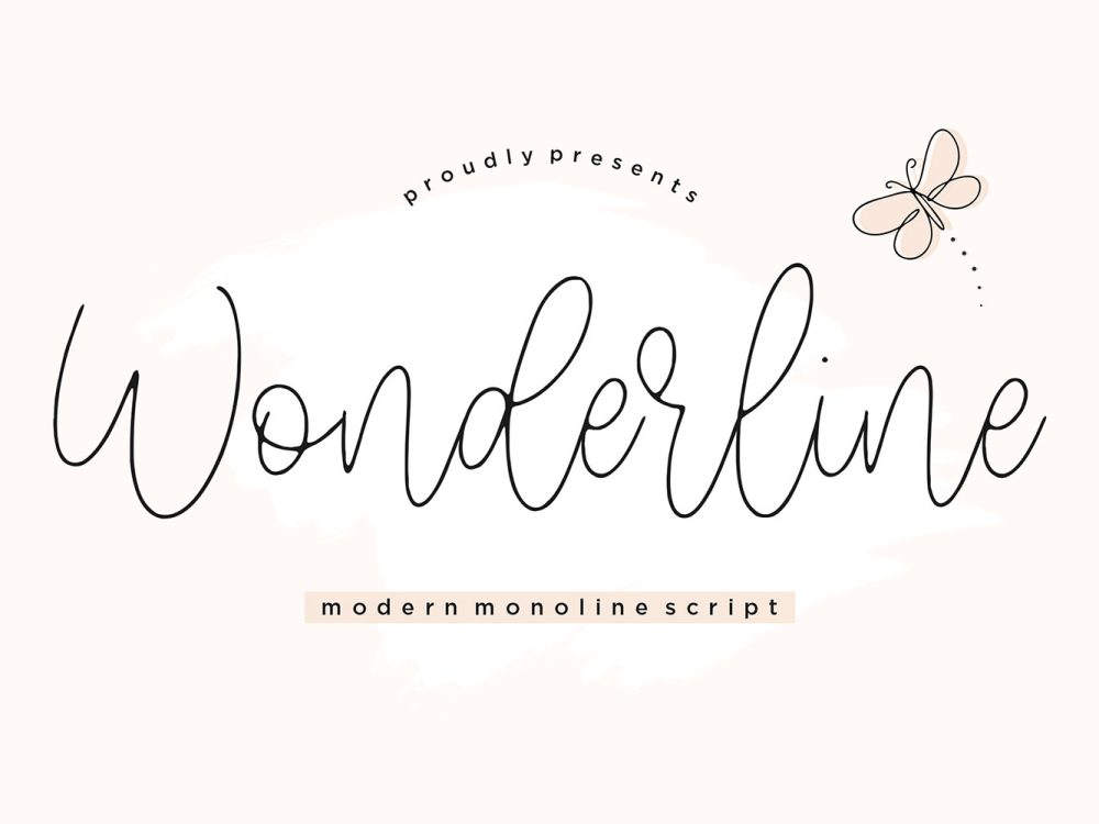 Wonderline Free Font