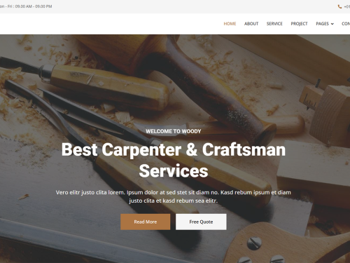 Woody Free CSS Template