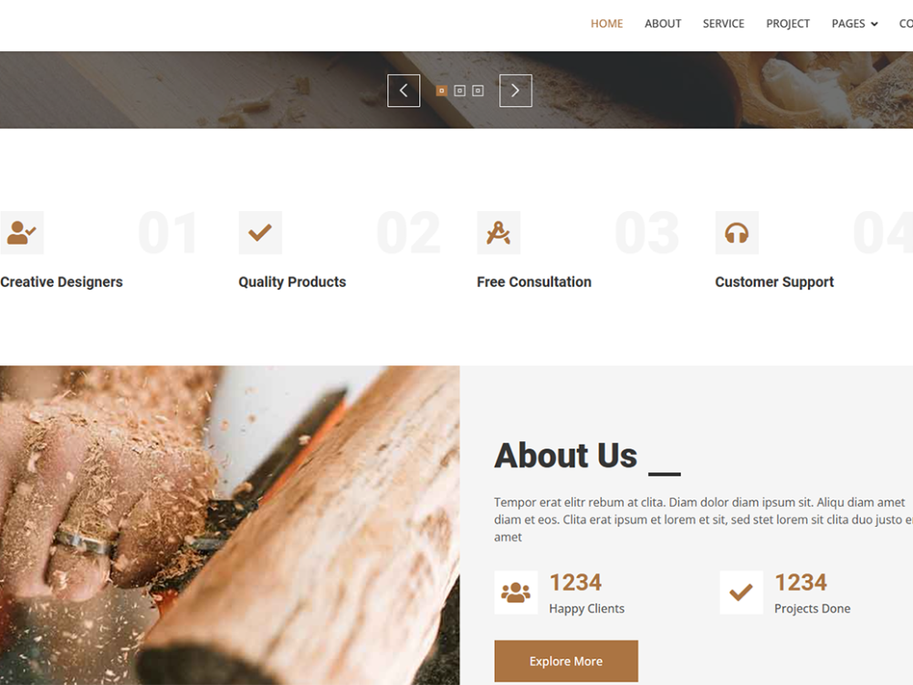 Woody Free CSS Template