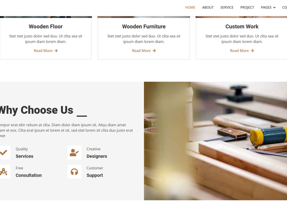 Woody Free CSS Template