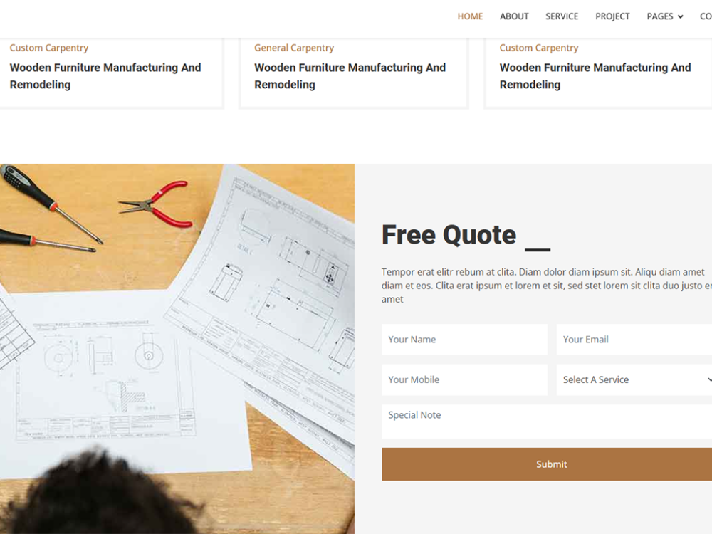 Woody Free CSS Template