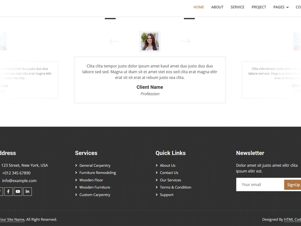 Woody Free CSS Template