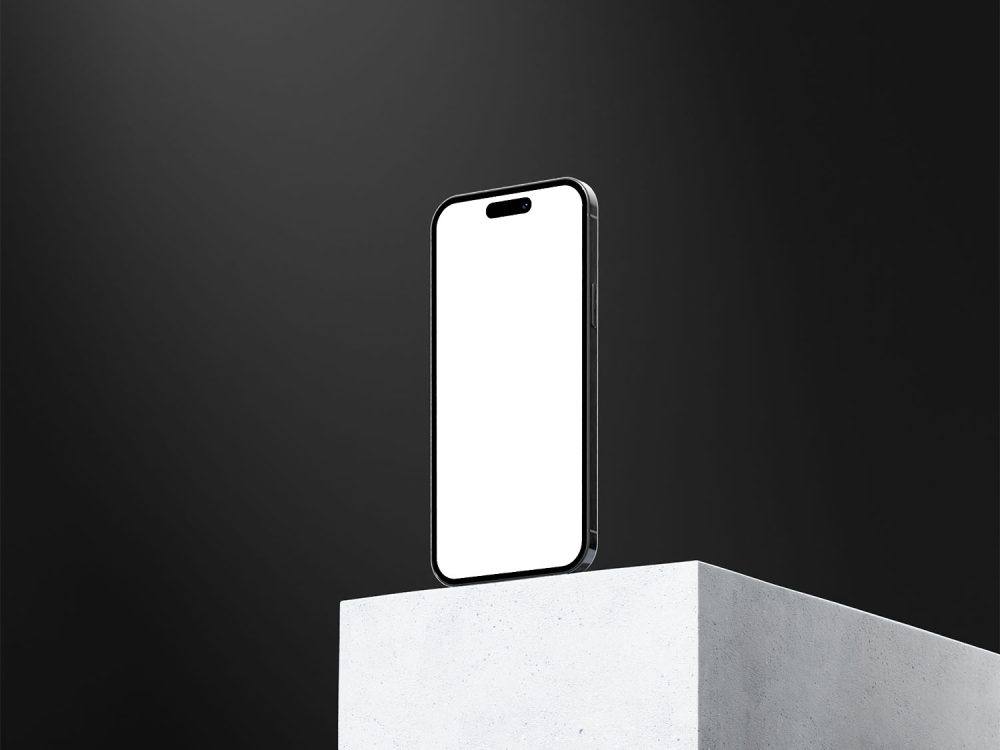 iPhone 15 Pro Free Mockup