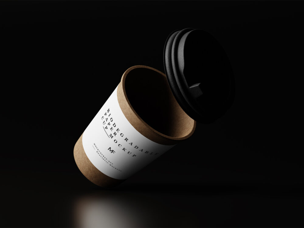 Biodegradable Paper Cup Free Mockups
