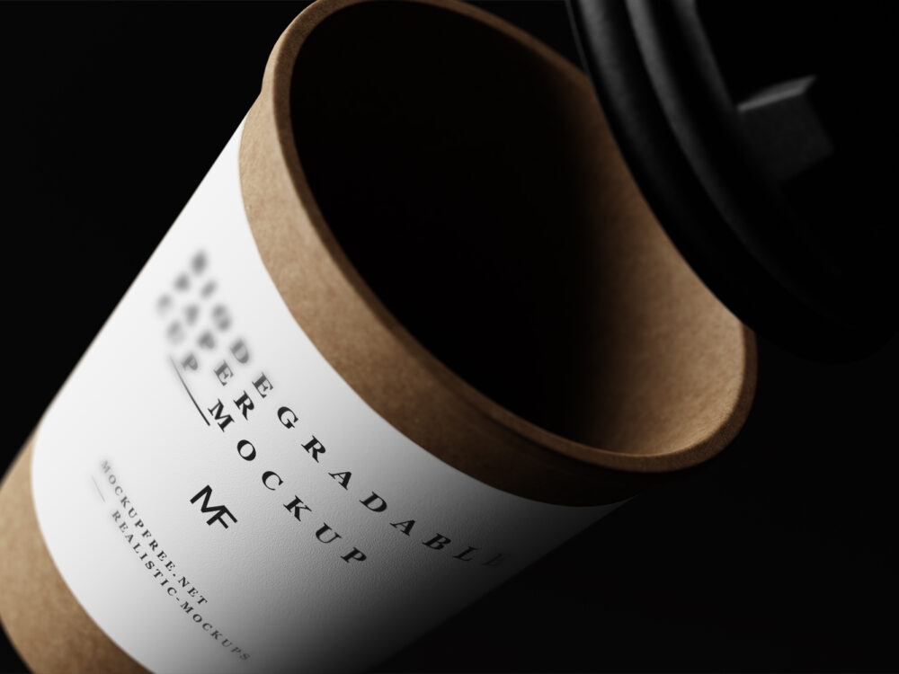 Biodegradable Paper Cup Free Mockups