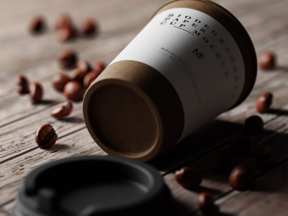 Biodegradable Paper Cup Free Mockups