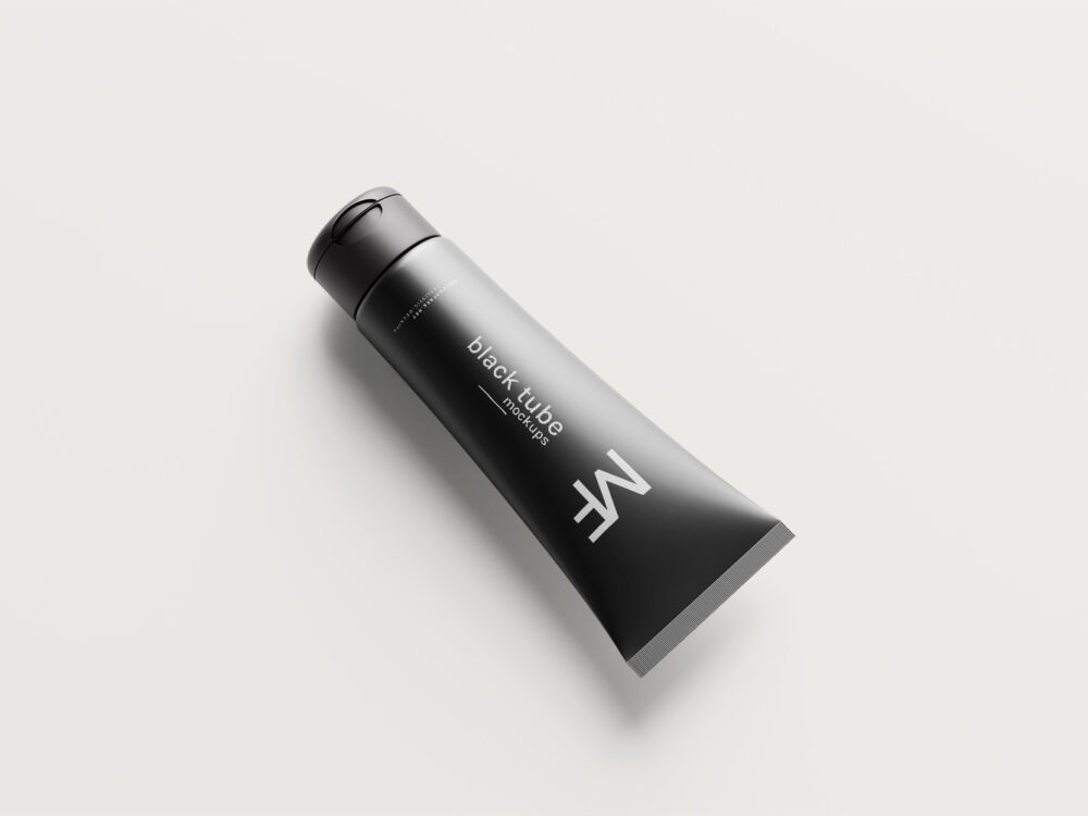Black Cream Tube Free Mockup